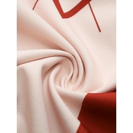 Vintage Style Geometric Print Men's Casual Short Sleeve Shirt With Chest Pocket, Men's Shirt For Summer Vacation Resort, Tops For Men, Gift For Men